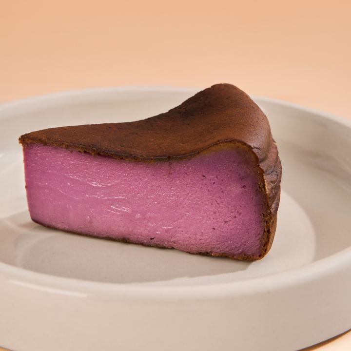 Bánh Basque Burnt Ube