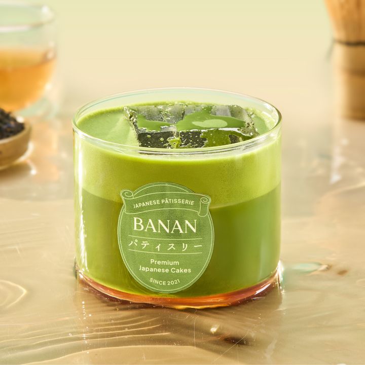 Cold whisked Earl Grey Matcha – Banan
