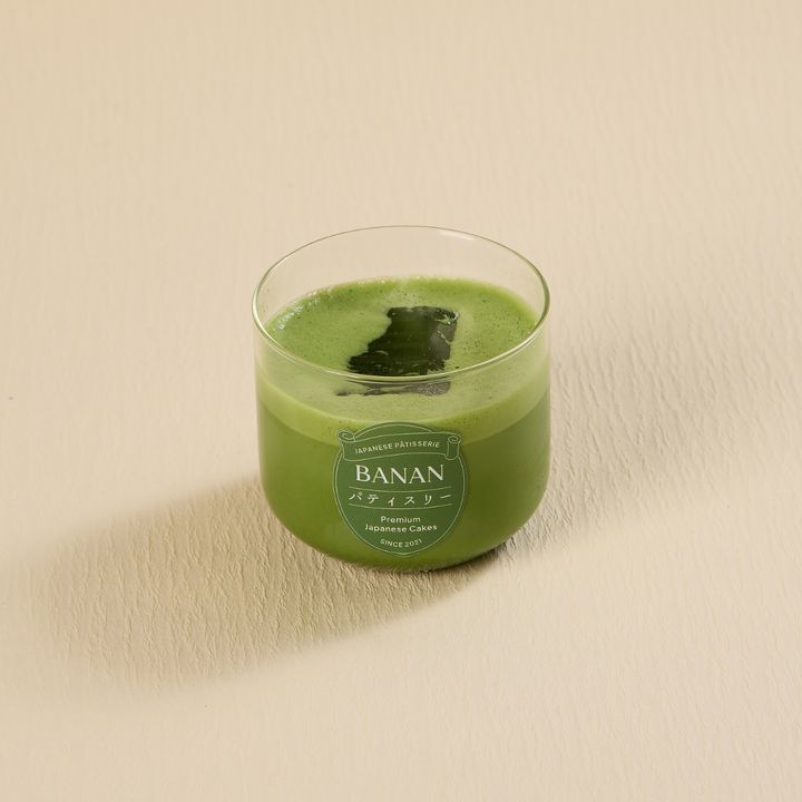 Cold whisked Matcha Latte – Banan